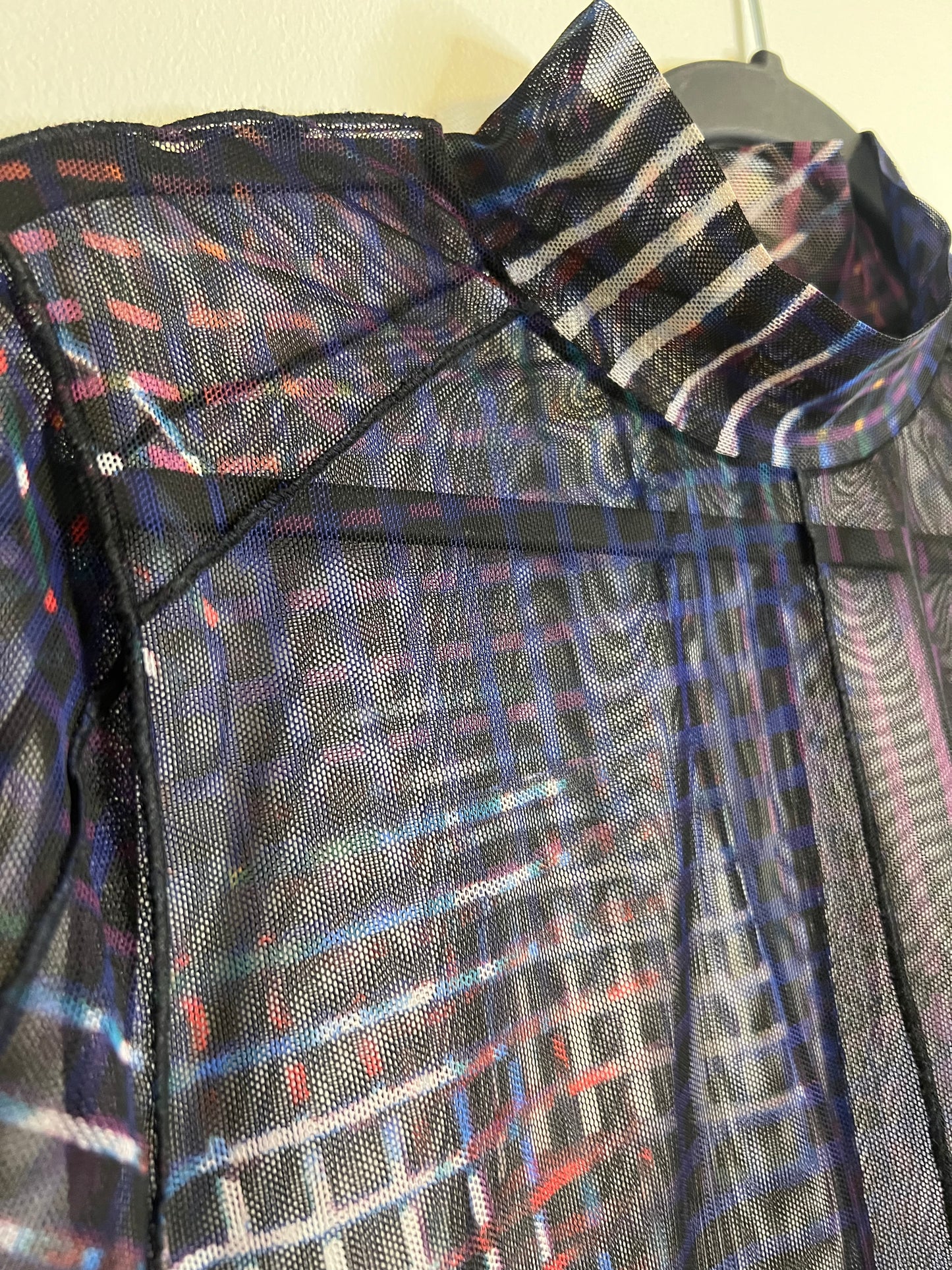 Hunter Schafer DKNY mesh