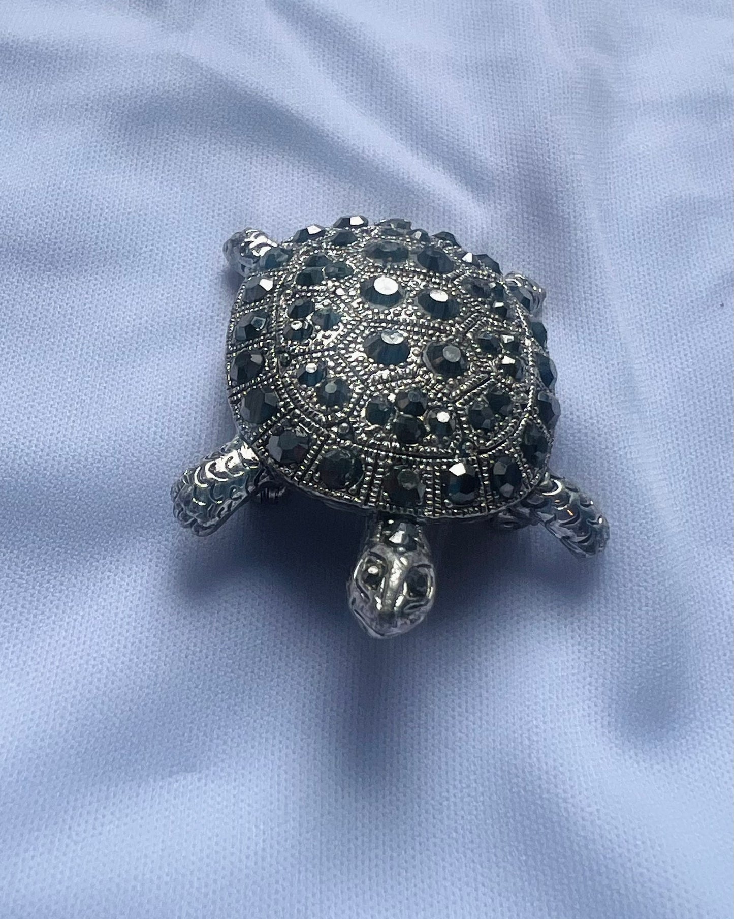 Curious Disco Ball Turtle Pin