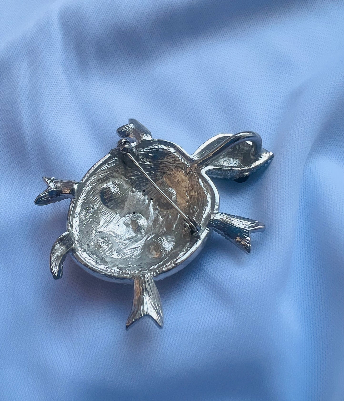 Fancy Tangerine Turtle Brooch/Pendant