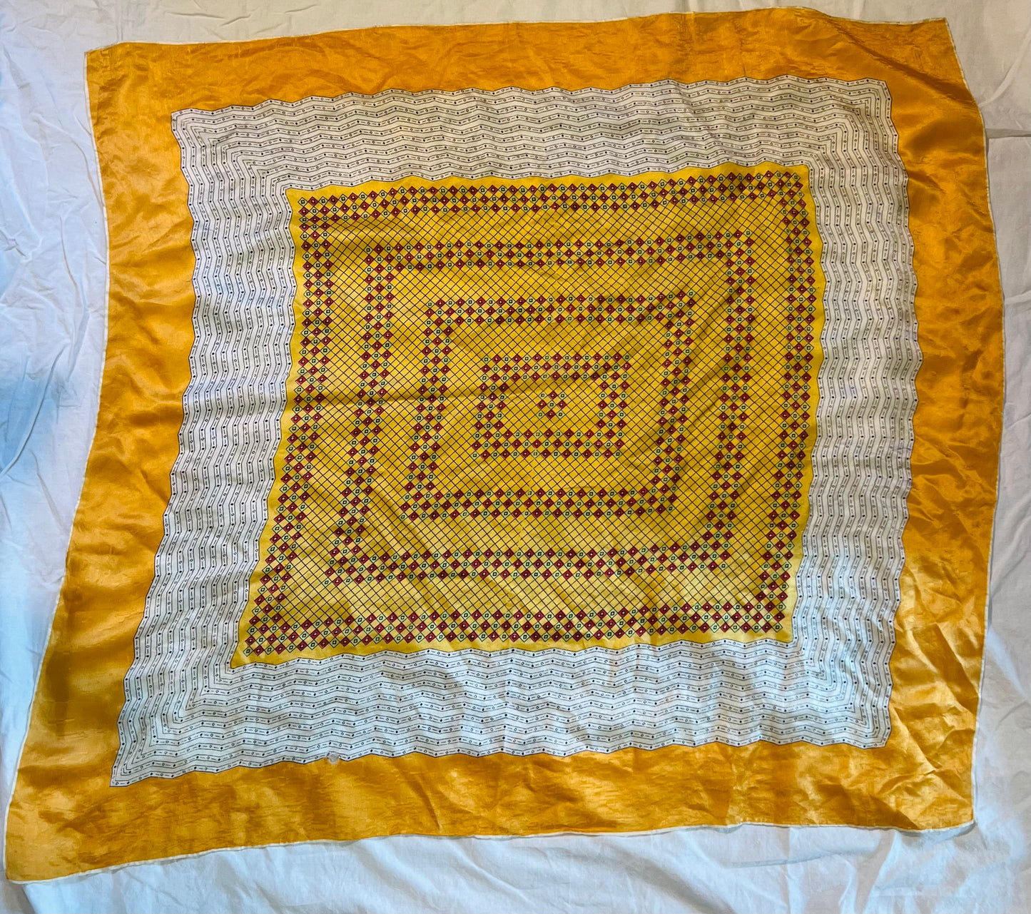 Screen printed Indian Silk