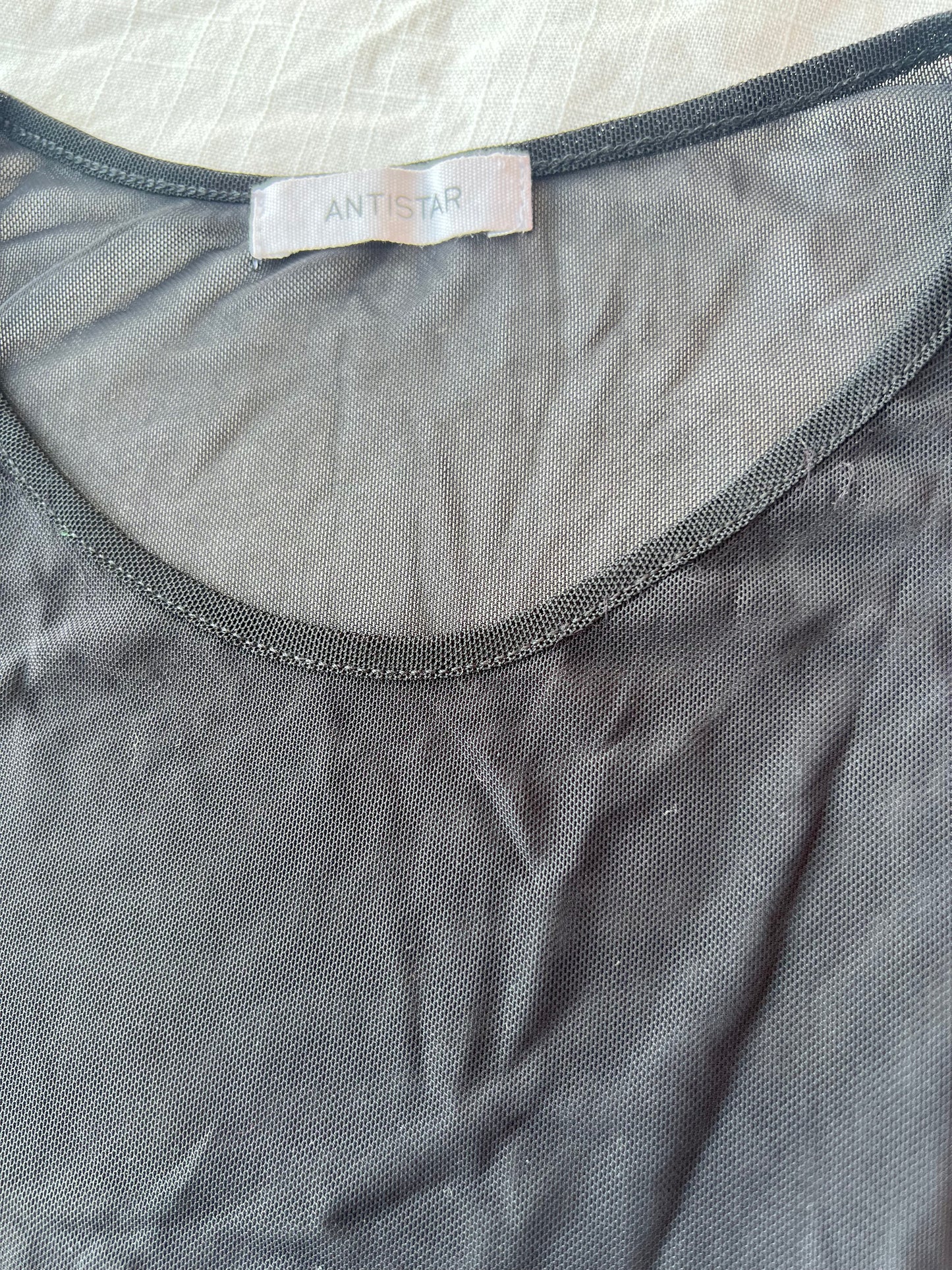 Sheer mesh t-shirt