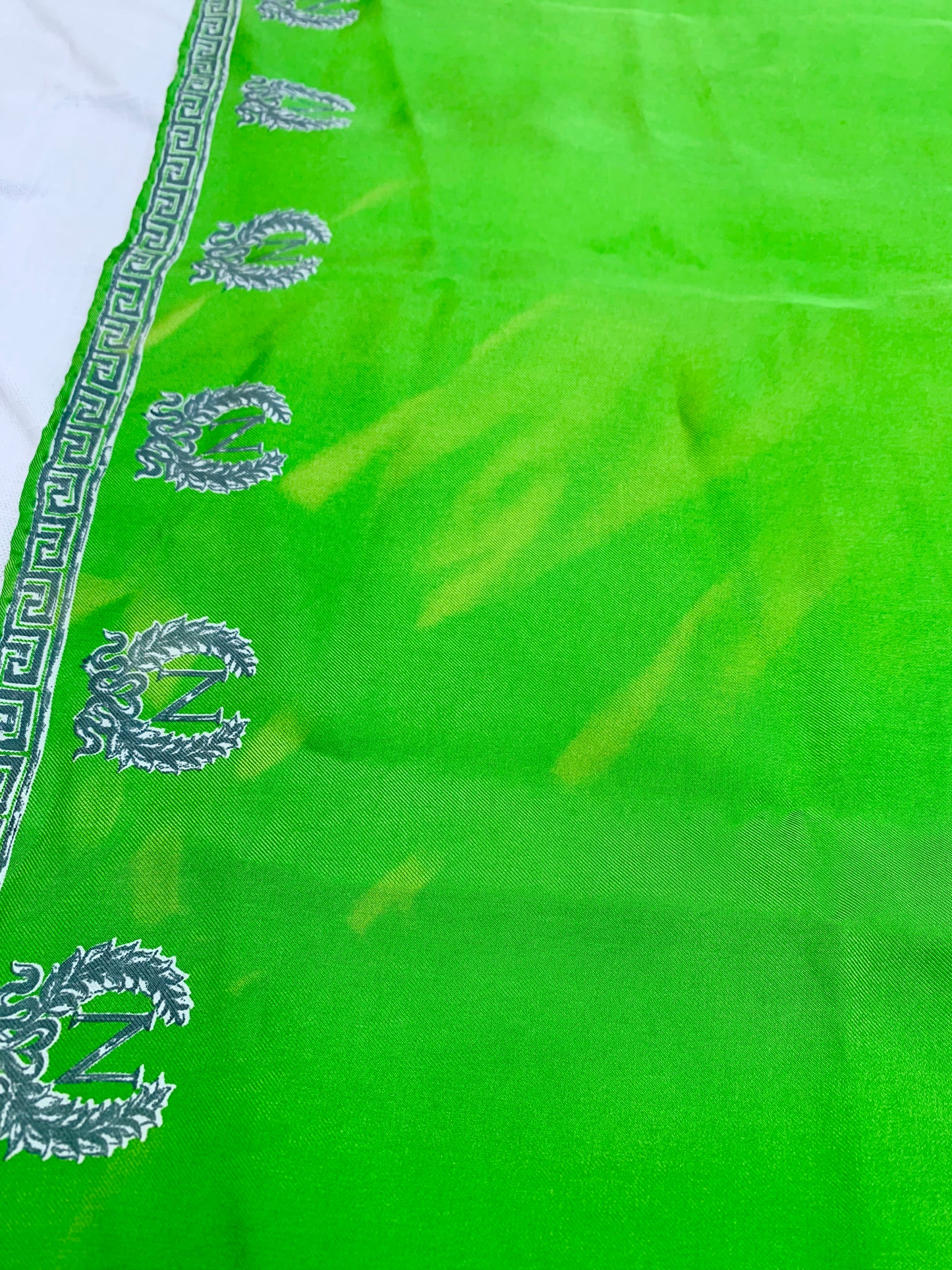 Emerald Green Holts silk pocket square