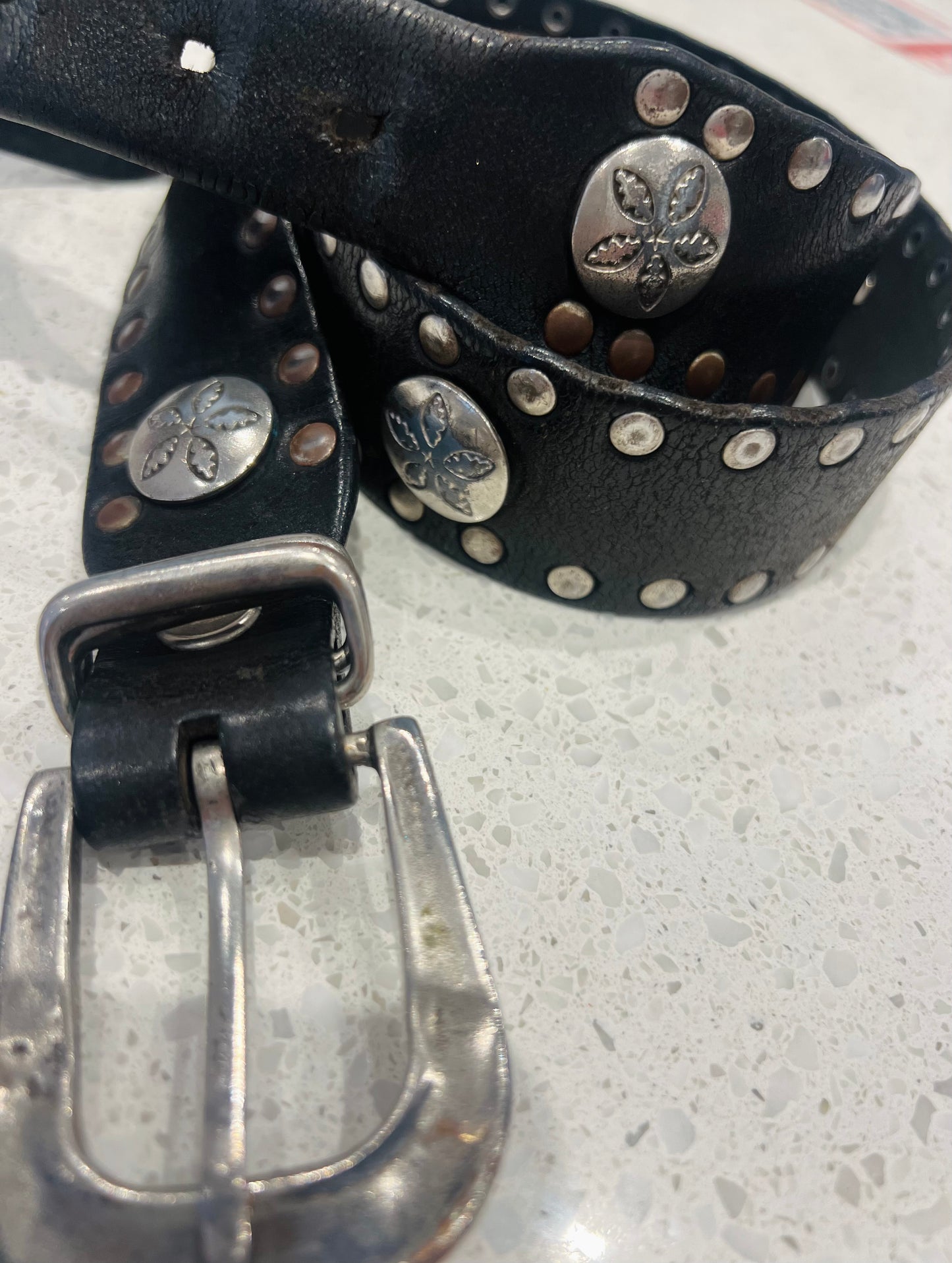 Silver concho belt