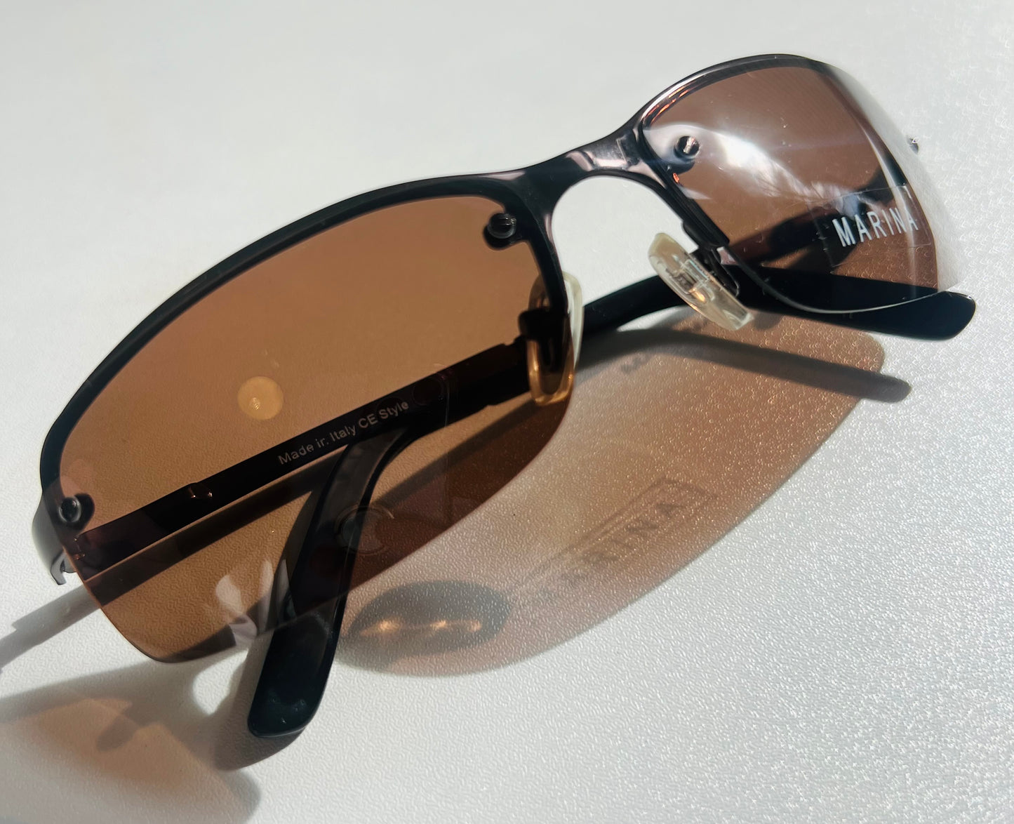 Marina Curved Frame Sunglasses