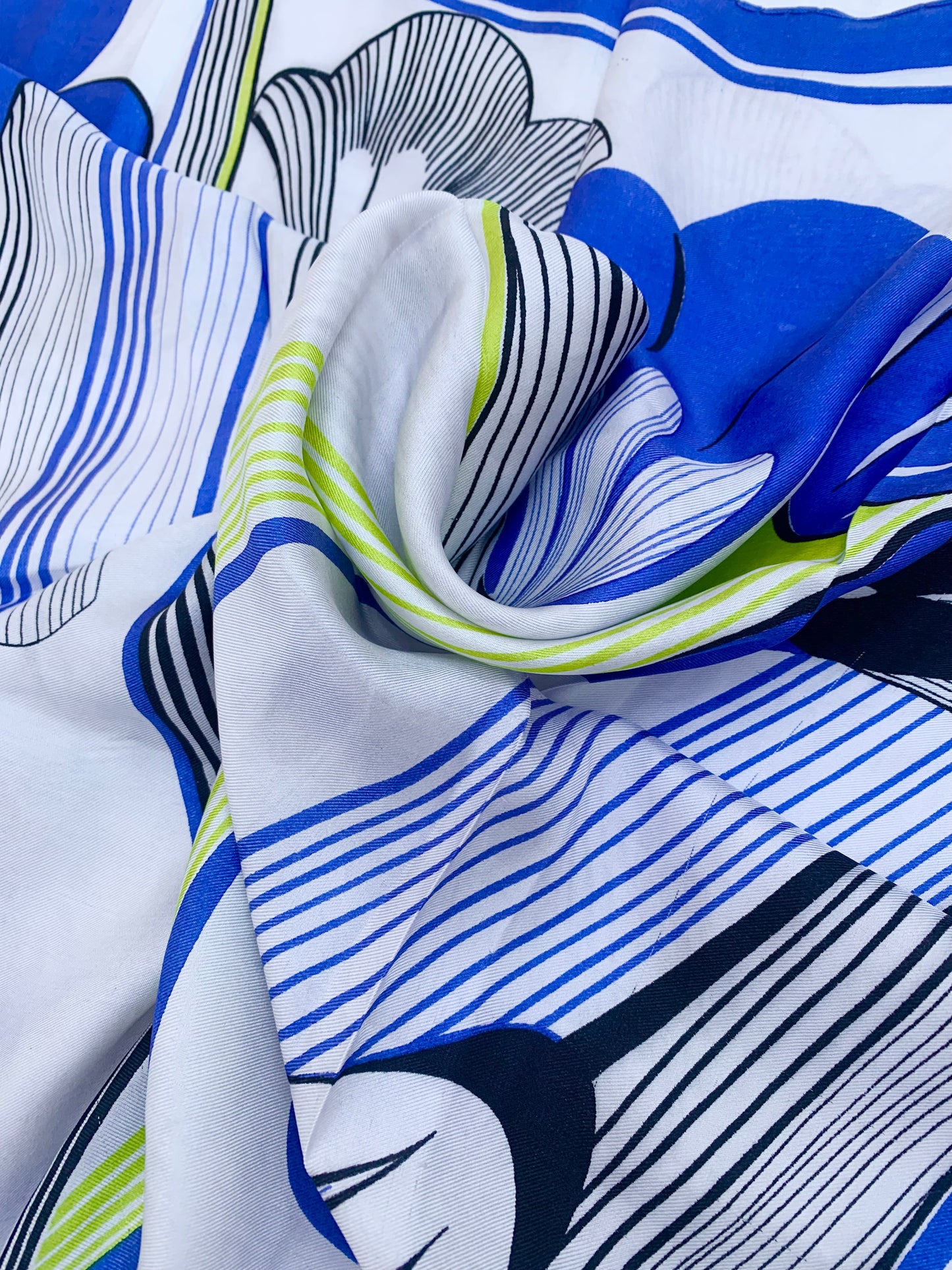Zebra Florals Silk scarf