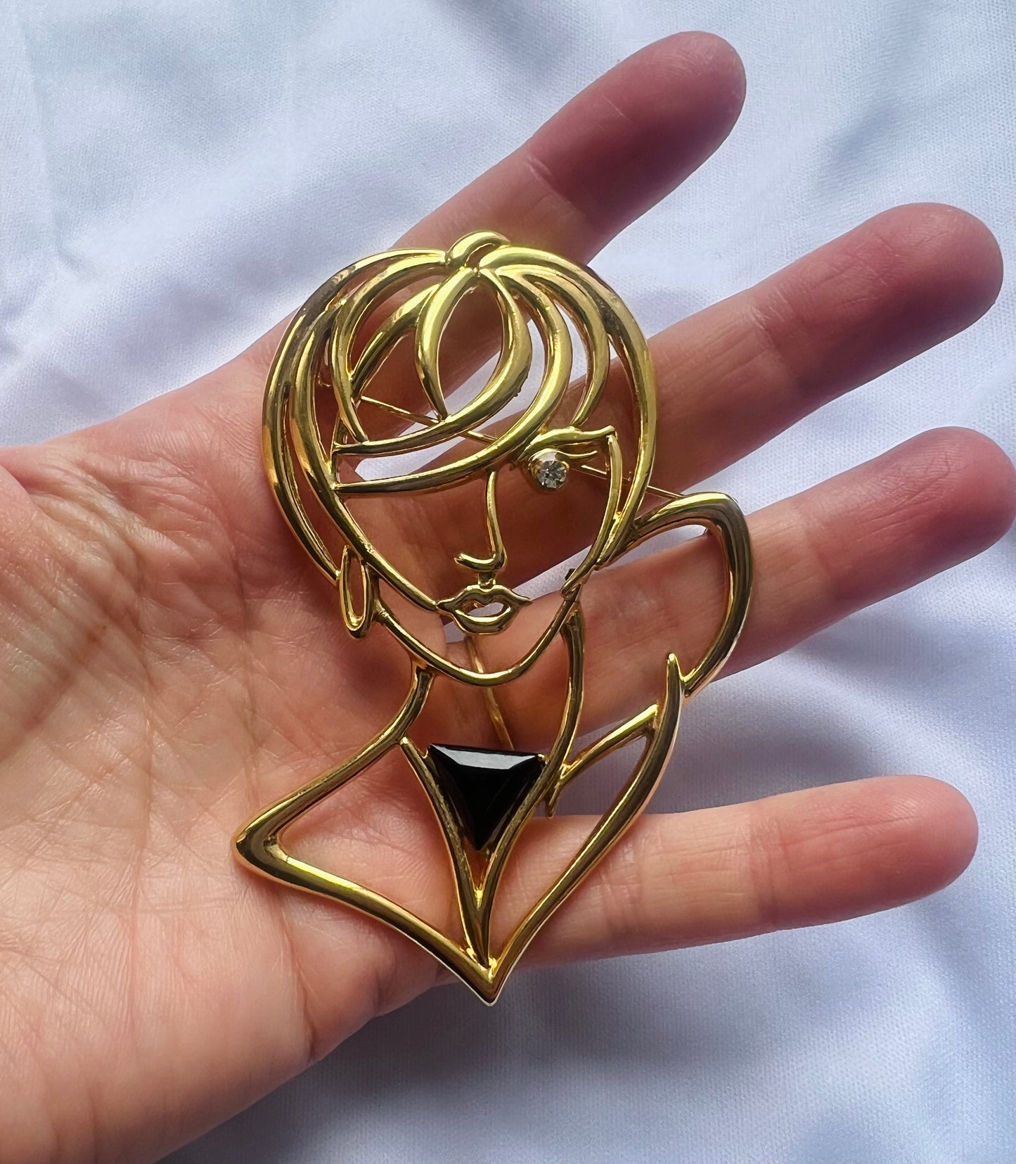 80s Gay Lady Brooch
