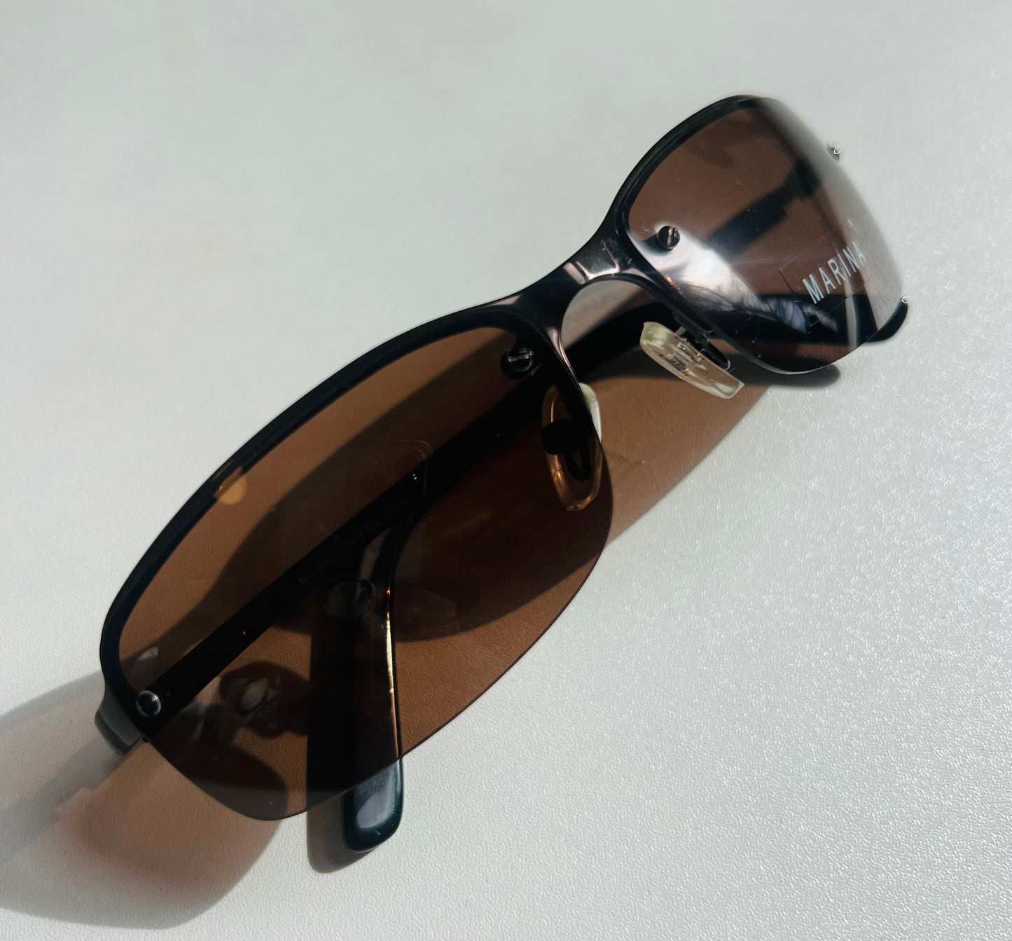 Marina Curved Frame Sunglasses