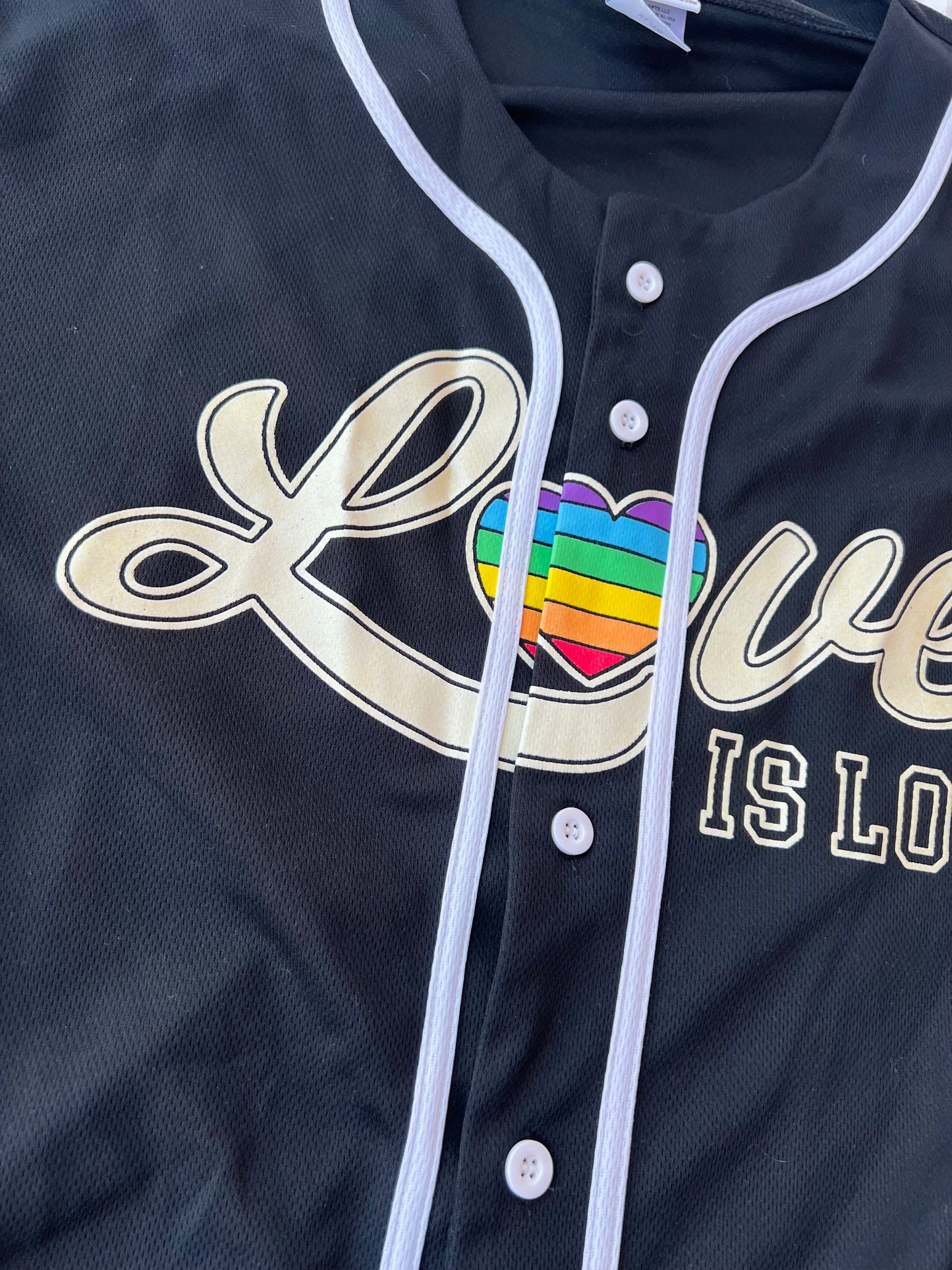 Love is Love baseball shirt