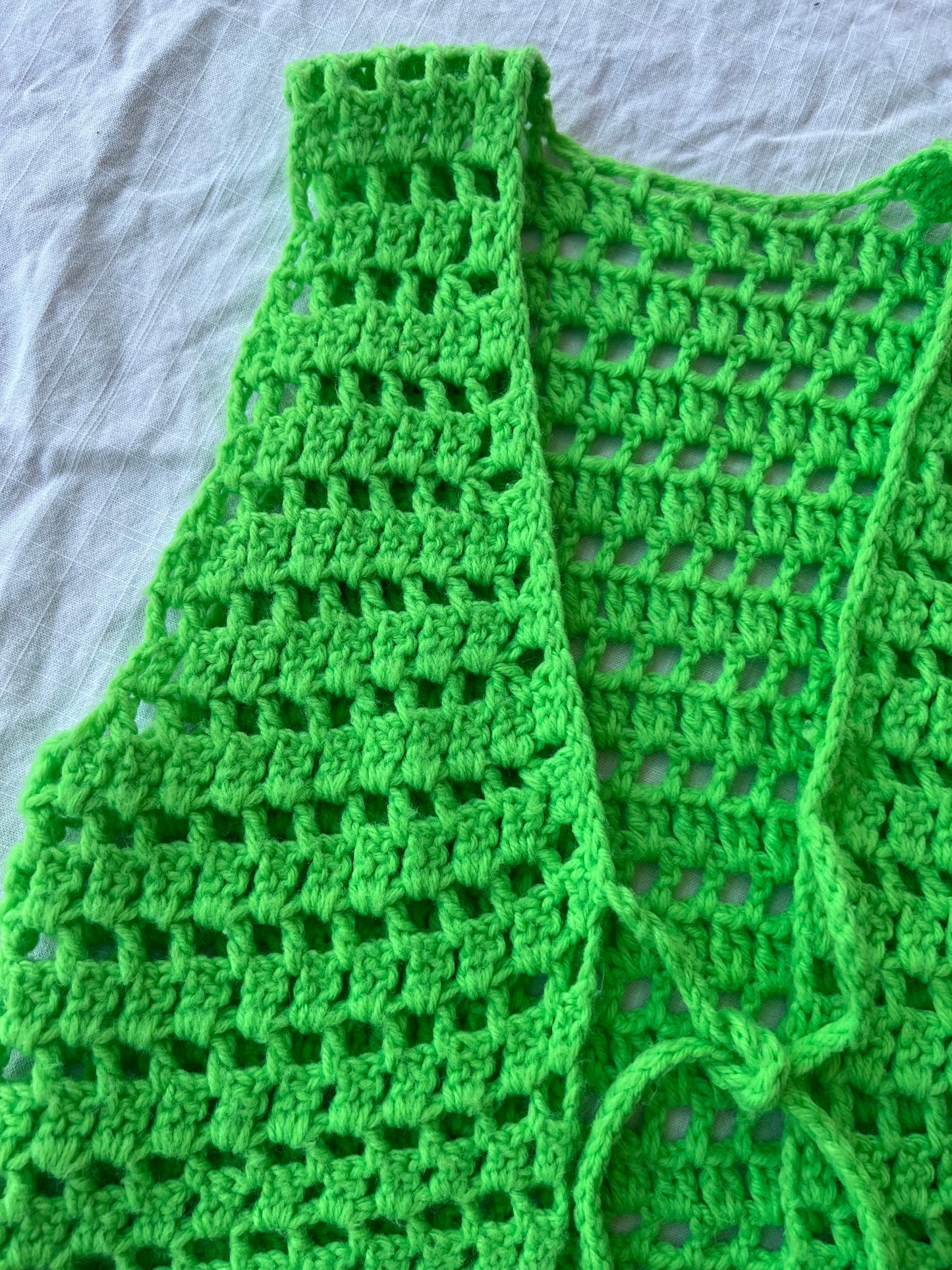 Crochet vest