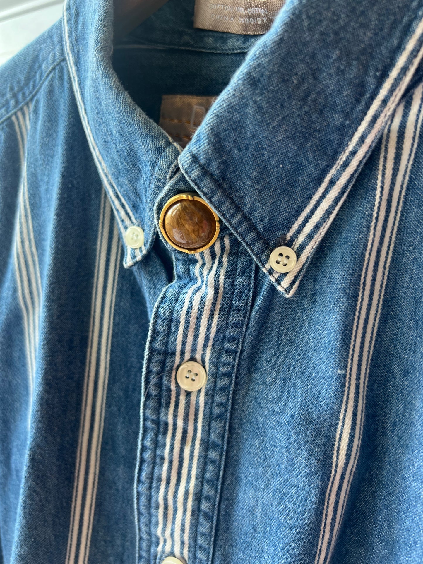 Tigers Eye button cover