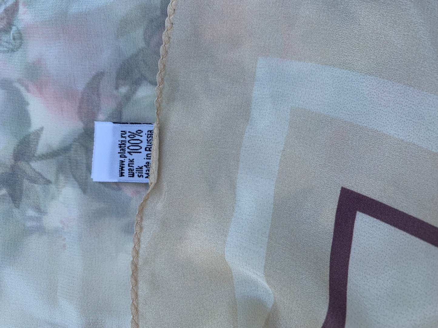 Russian Garden Silk scarf