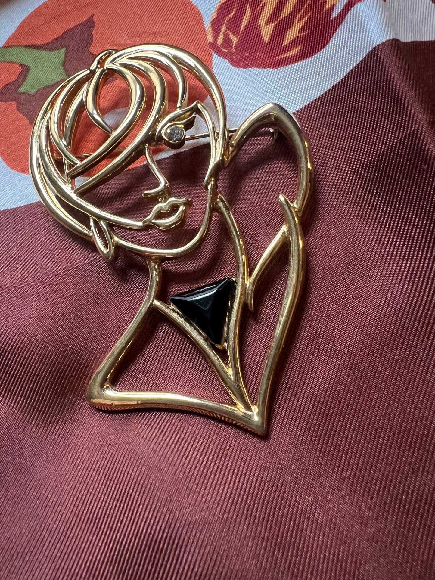 80s Gay Lady Brooch