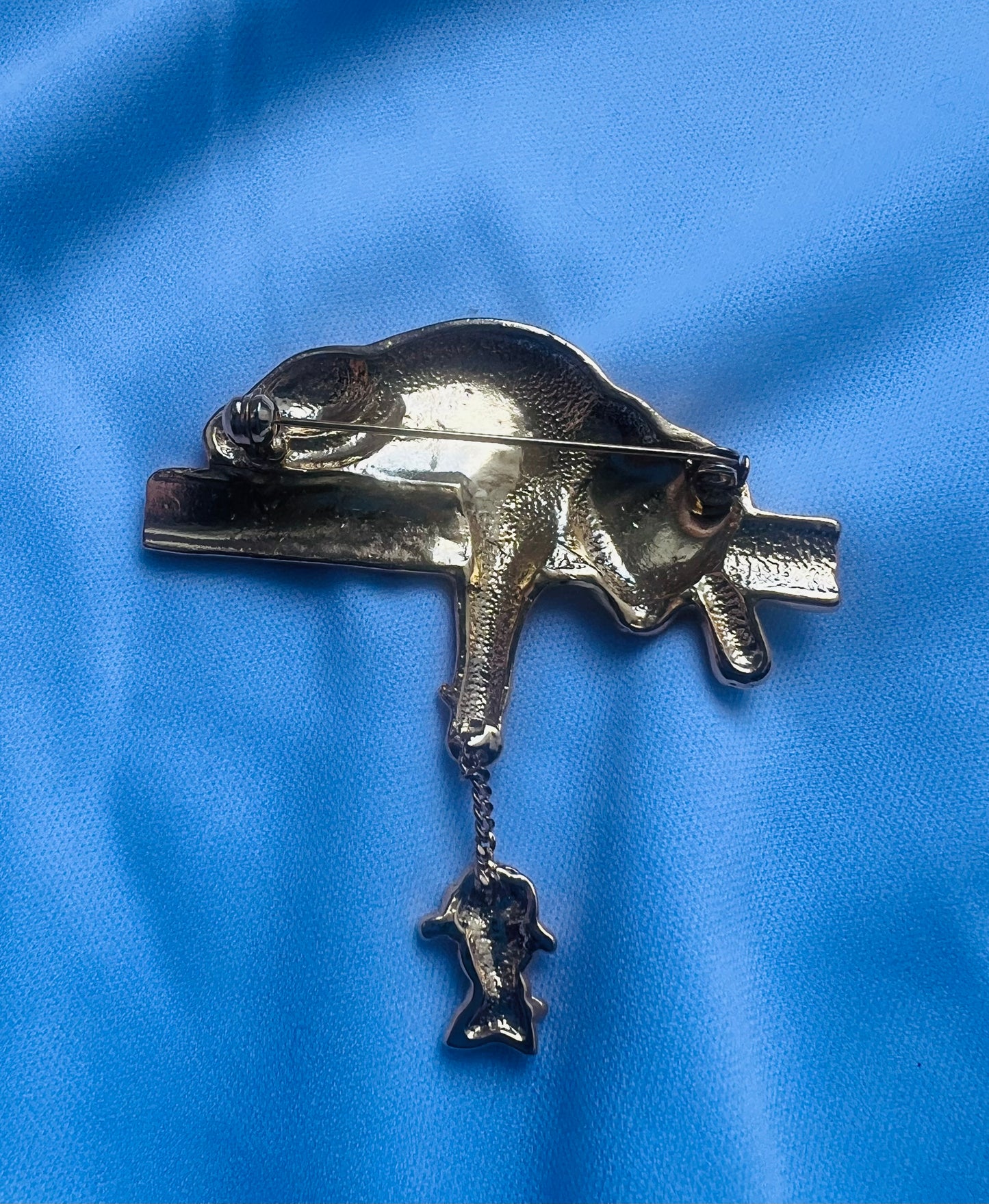 Pussy Cat & Mouse Brooch