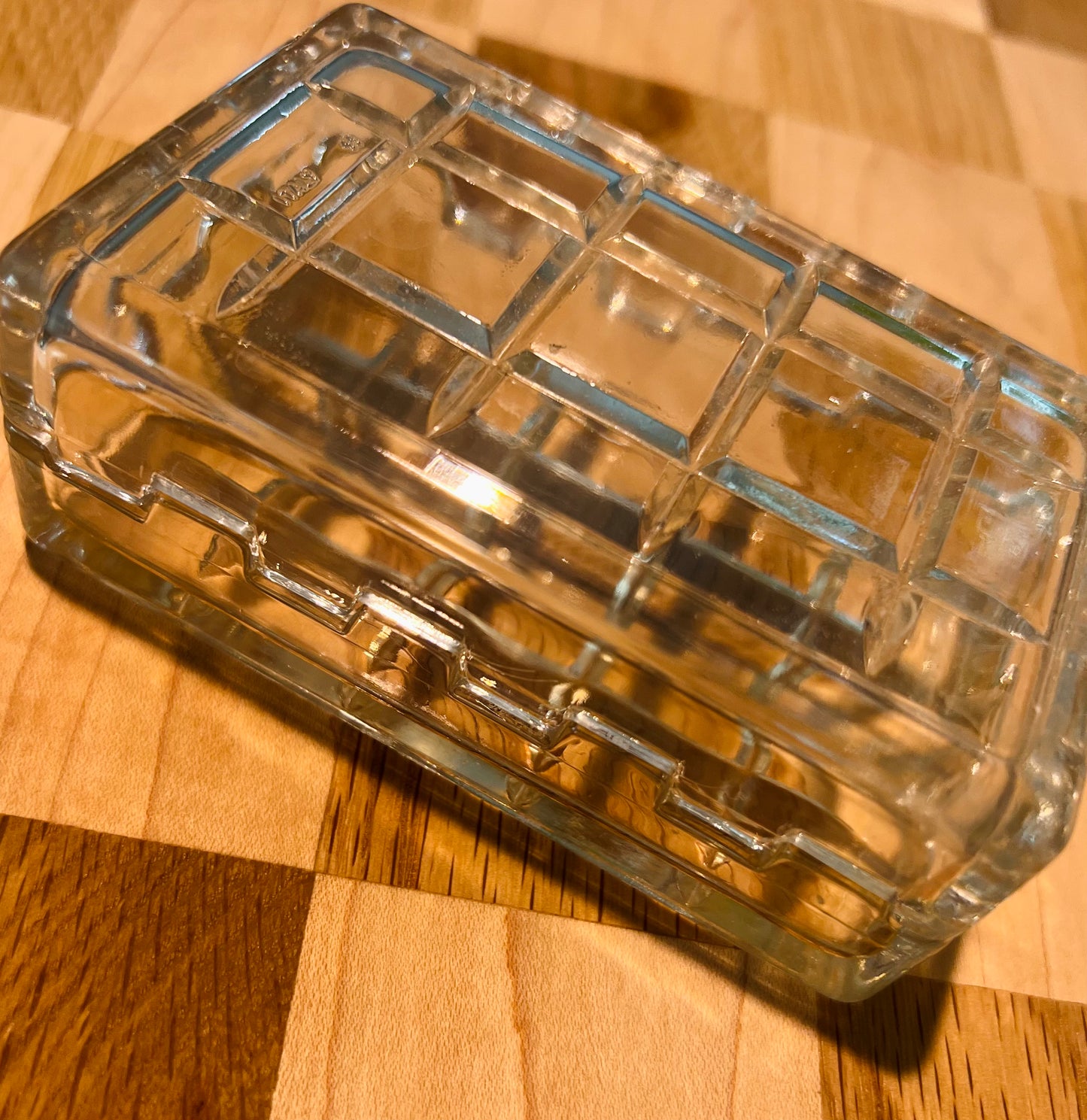 Italian Glass Trinket Box