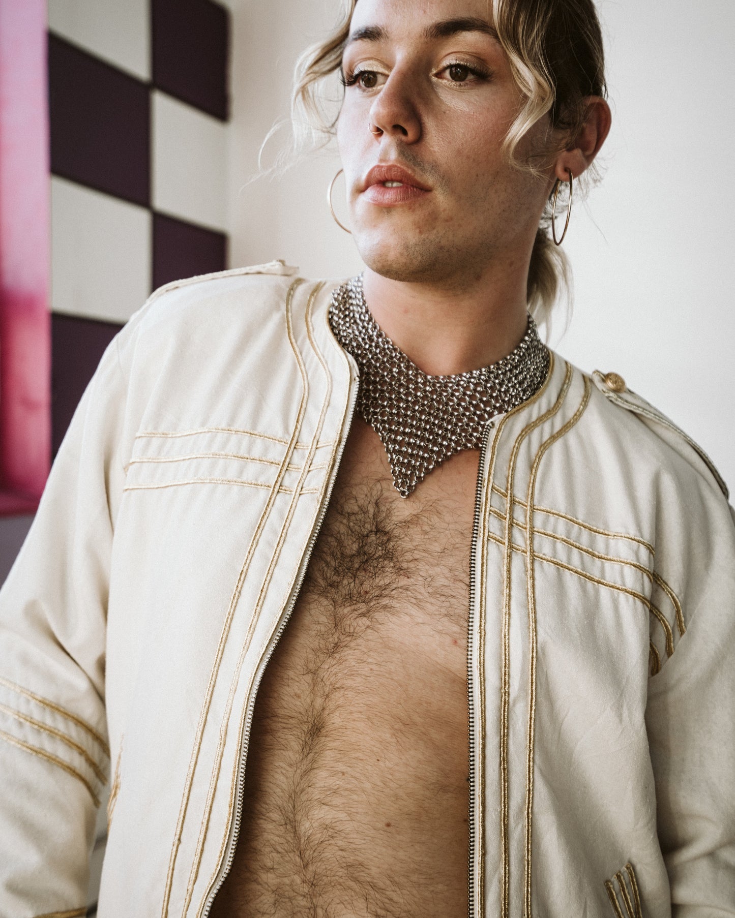 Topaz Silk military jacket