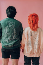 Load image into Gallery viewer, Blooming: Blush silk Hand Painted bomber