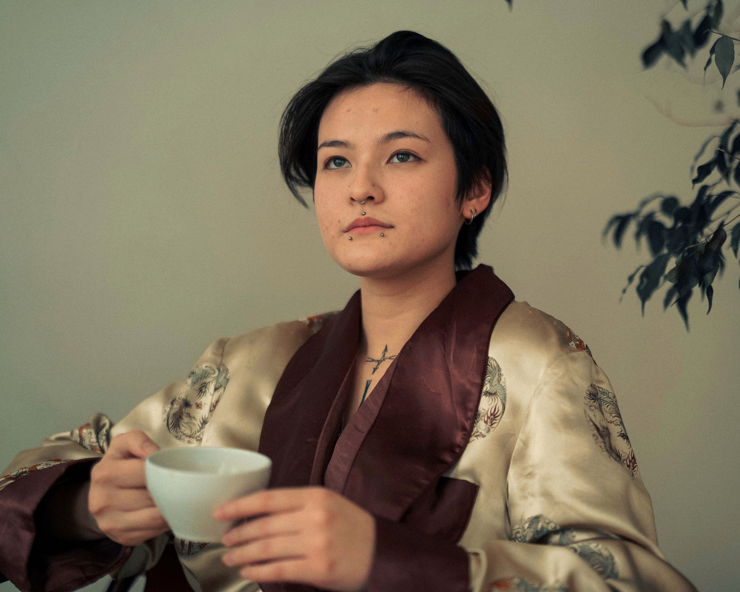 Sirius Silk Smoking Jacket