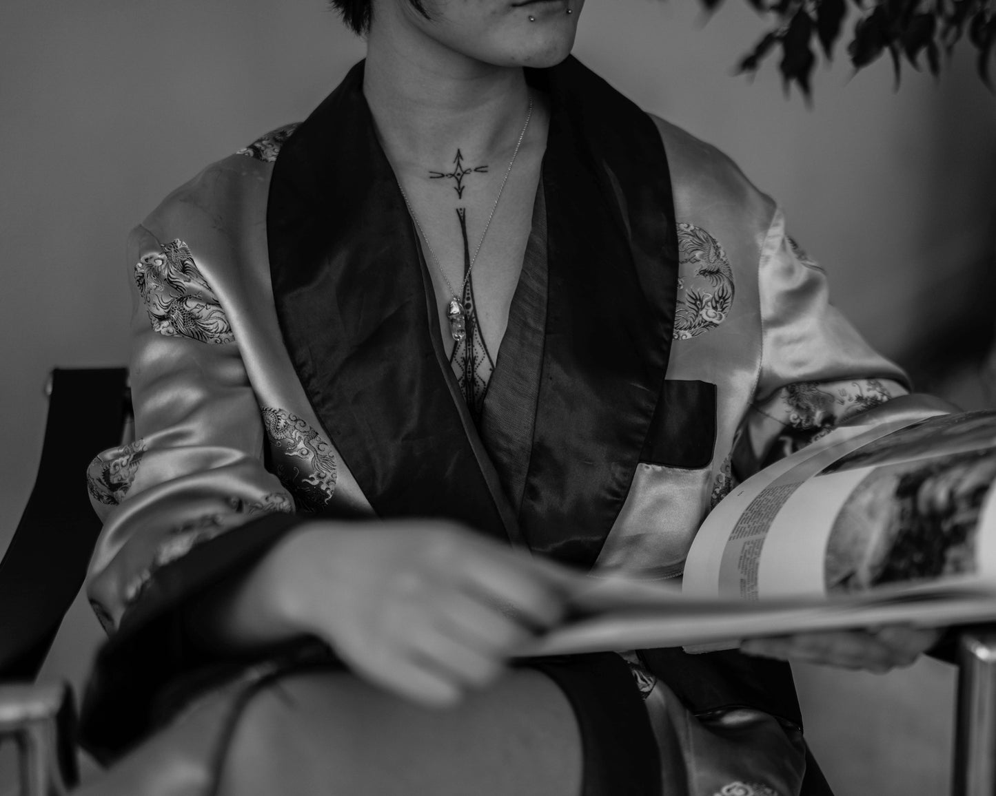 Sirius Silk Smoking Jacket