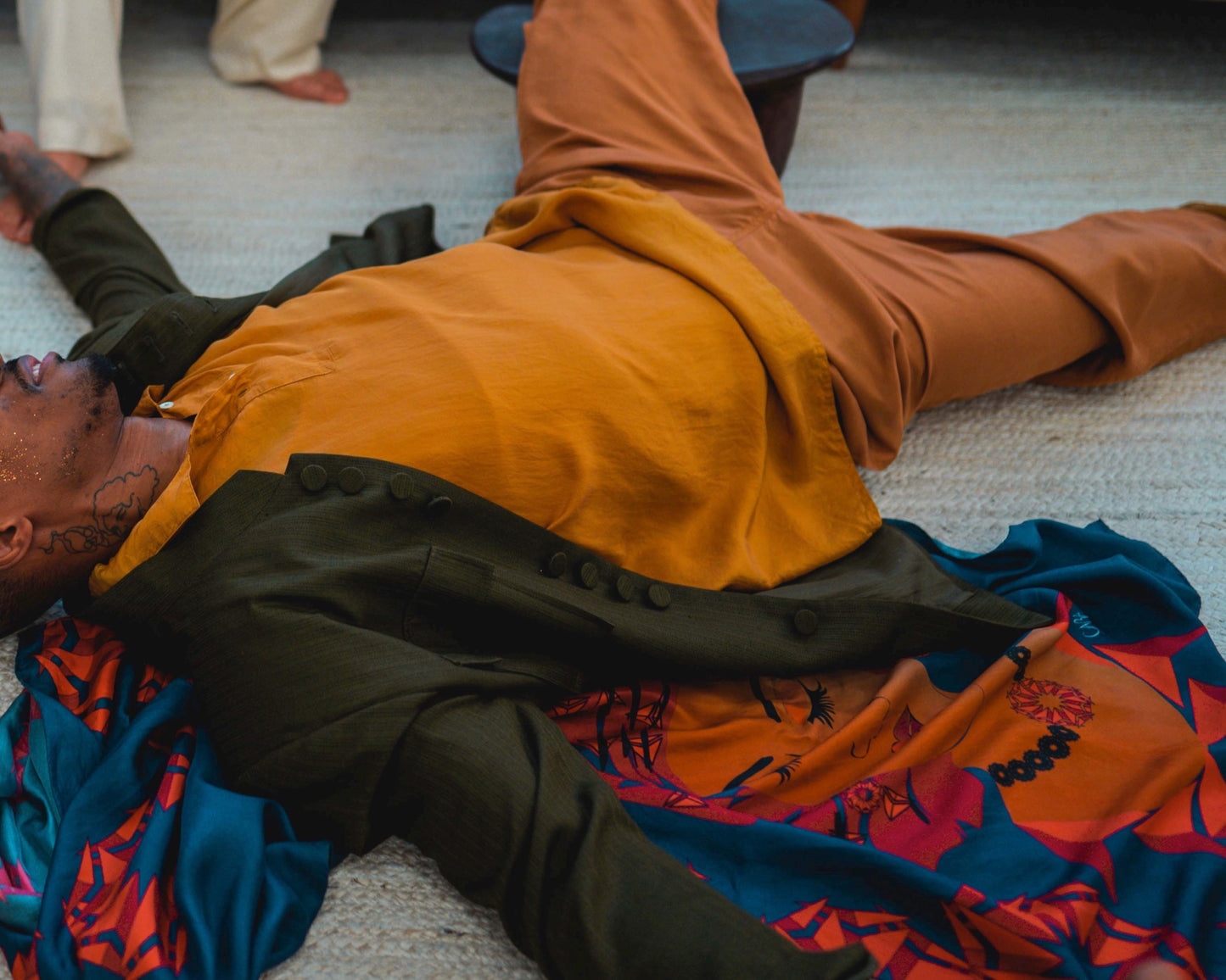 Golden Silk Lounge Pants