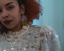 Load image into Gallery viewer, Nina Spade Sun/Moon Earings