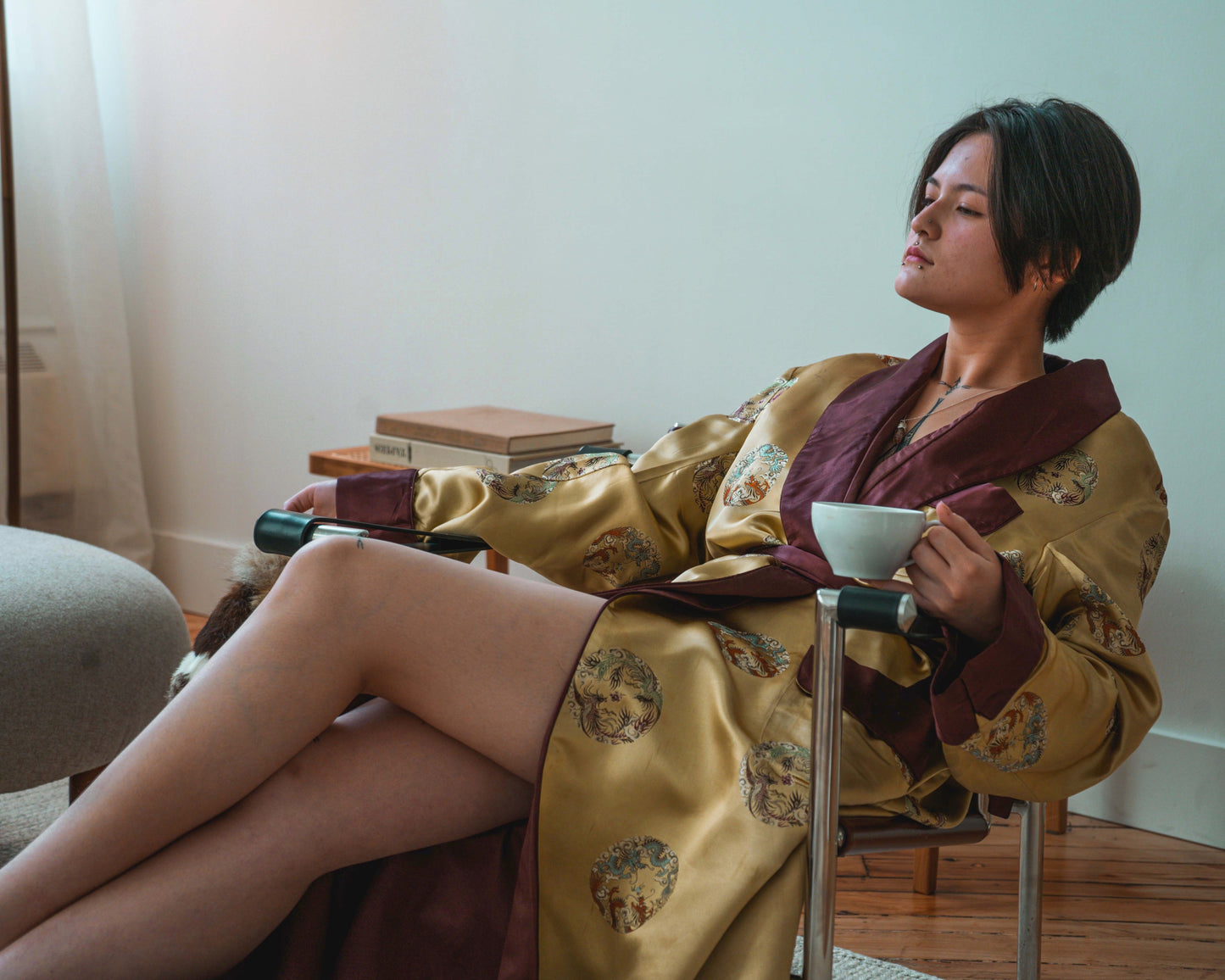 Sirius Silk Smoking Jacket