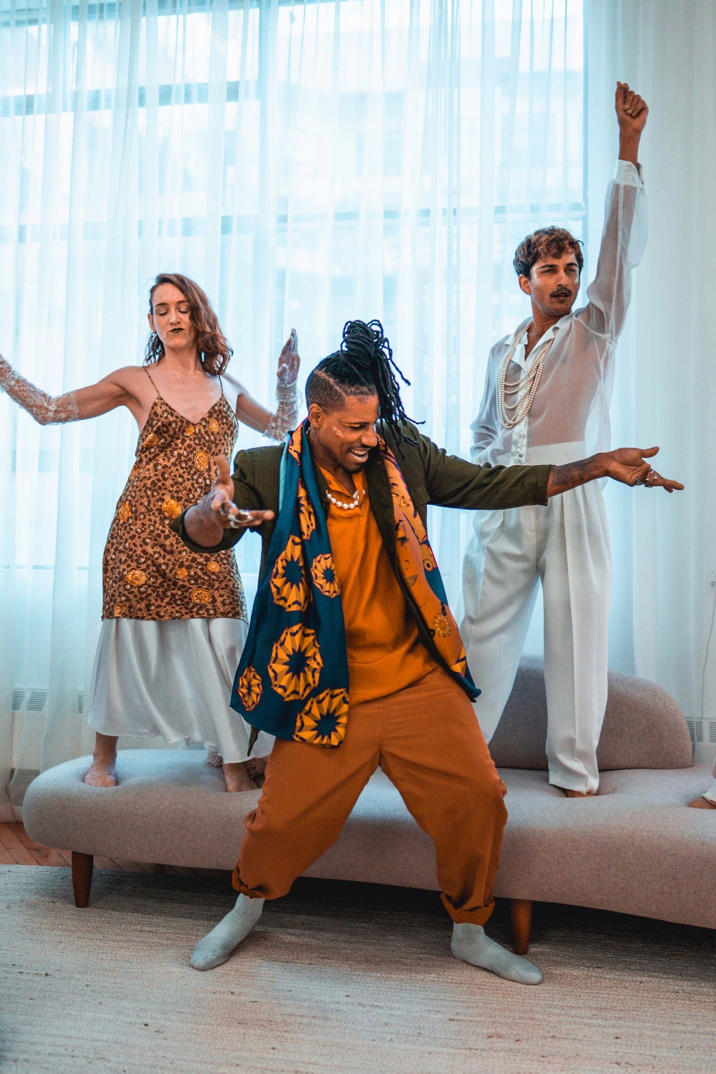 Golden Silk Lounge Pants