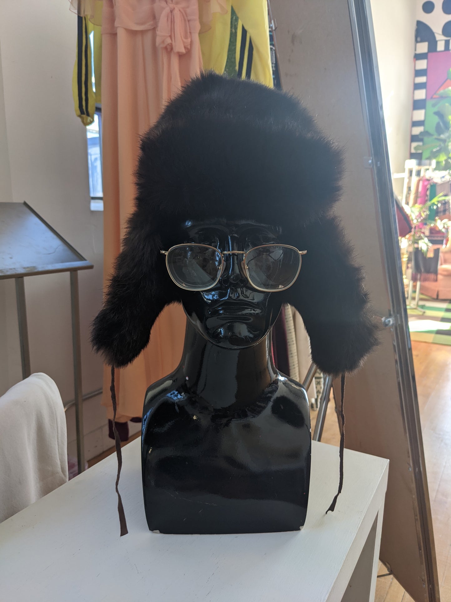 Chocolate Brown Fur Hat