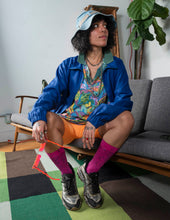 Load image into Gallery viewer, Violet Linen Bomber