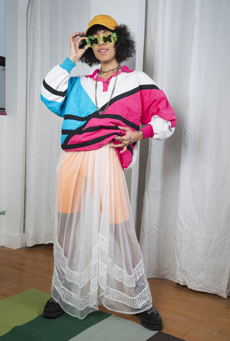Cotton Candy Color Block Pullover