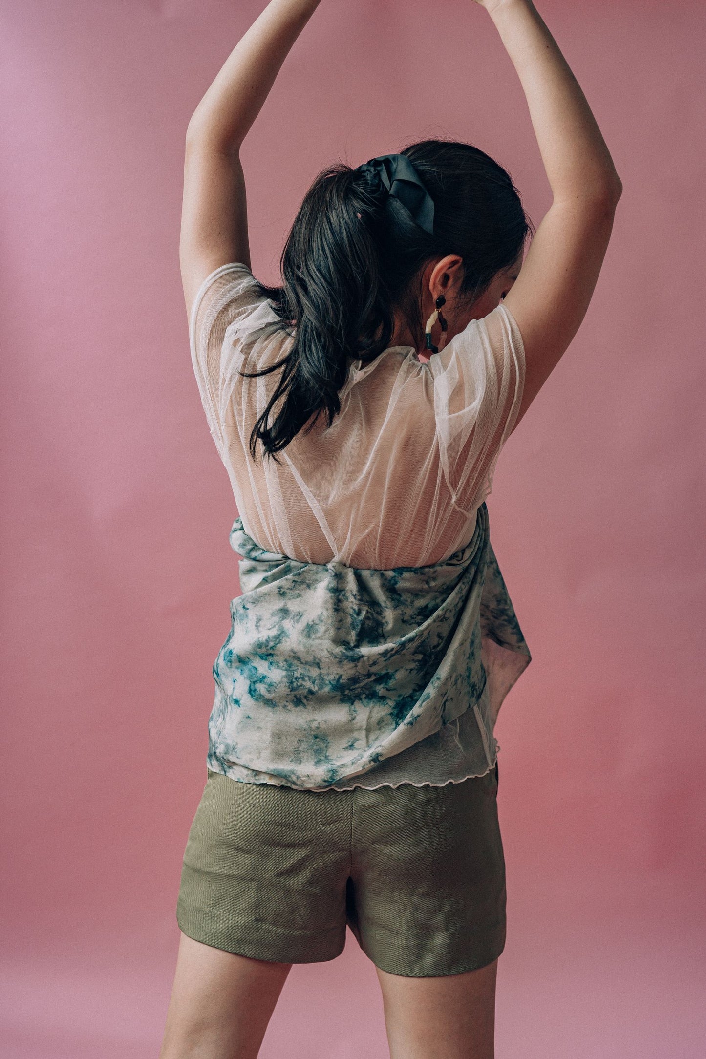 Like Vines: Hand Painted Silk Scarf