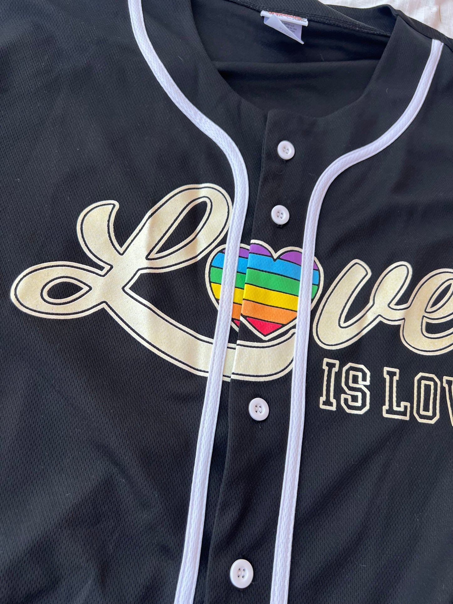 Love is Love baseball shirt