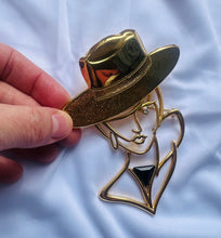 Load image into Gallery viewer, Cow Boii Hat Brooch
