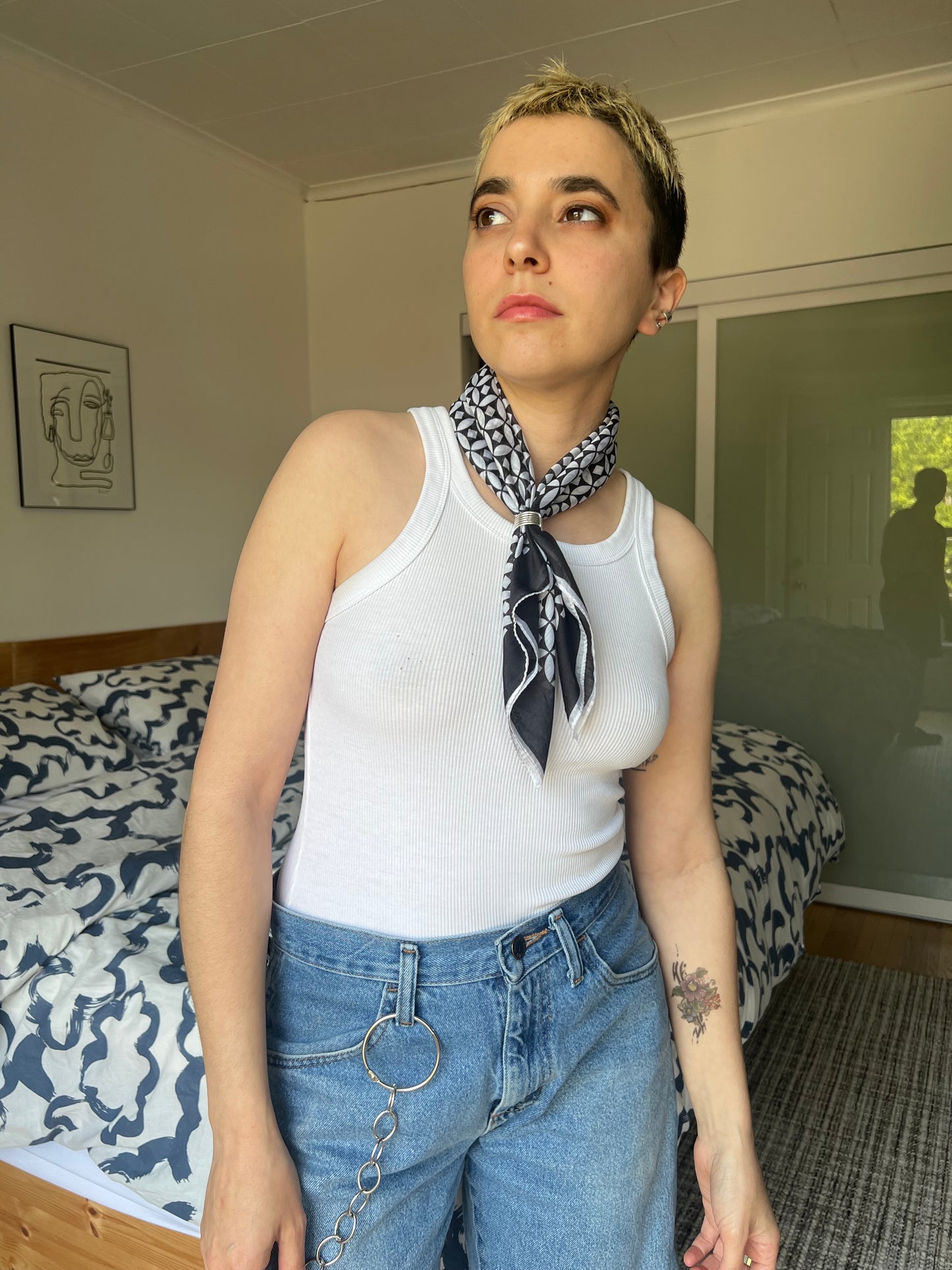Gauzy soft bandana