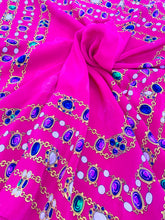 Load image into Gallery viewer, Queens Jewels Silk Scarf
