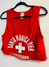 Load image into Gallery viewer, Freddie Mercury cotton crop lifeguard tank
