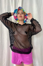 Load image into Gallery viewer, Osaka long sleeves netted top
