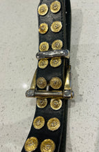 Load image into Gallery viewer, Gold baby studded Leather Belt
