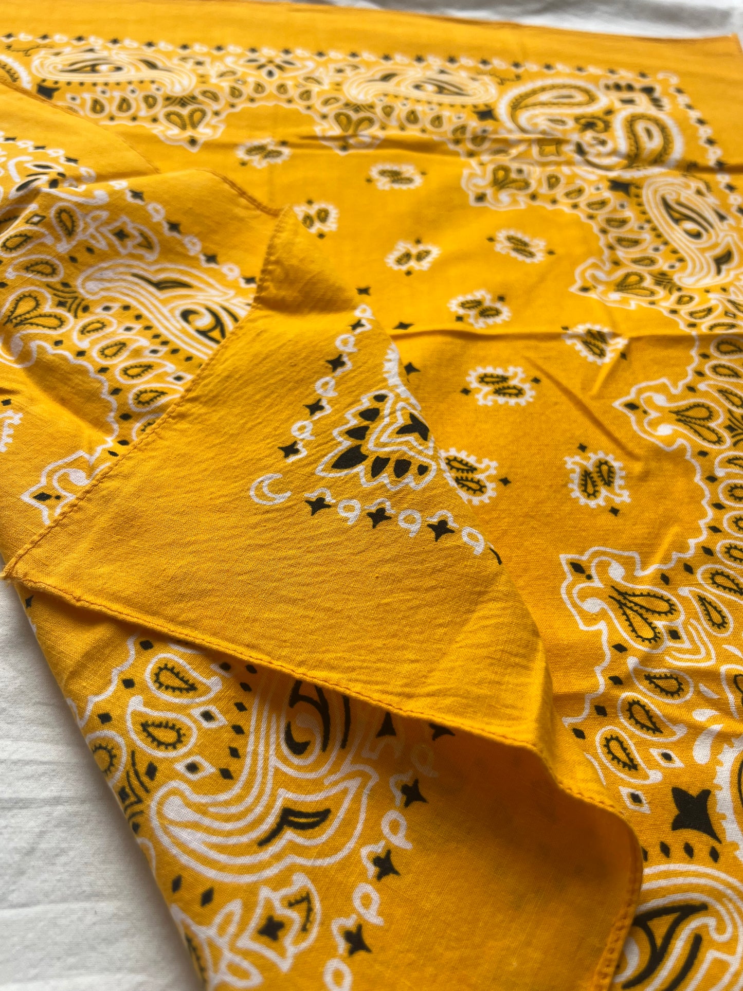 Mustard yellow bandana