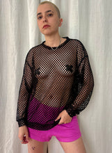Load image into Gallery viewer, Osaka long sleeves netted top
