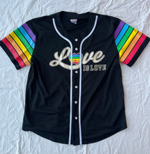 Load image into Gallery viewer, Love is Love baseball shirt
