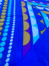 Load image into Gallery viewer, Polka Dot Triangles Silk Scarf
