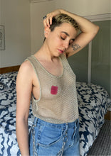 Load image into Gallery viewer, Metallic mesh tank
