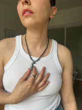 Load image into Gallery viewer, Seahorse magnetite necklace
