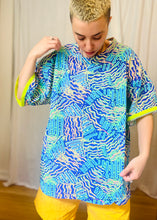 Load image into Gallery viewer, Neon rave wave t shirt
