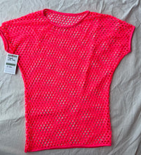 Load image into Gallery viewer, Neon Fuschia Mesh t-shirt
