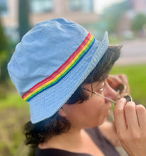 Load image into Gallery viewer, Rainbow pride bucket hat
