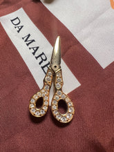 Load image into Gallery viewer, Sapphic Scissor Brooch
