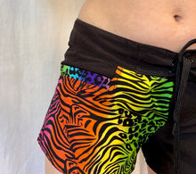 Load image into Gallery viewer, Rainbow leopard surf shorts
