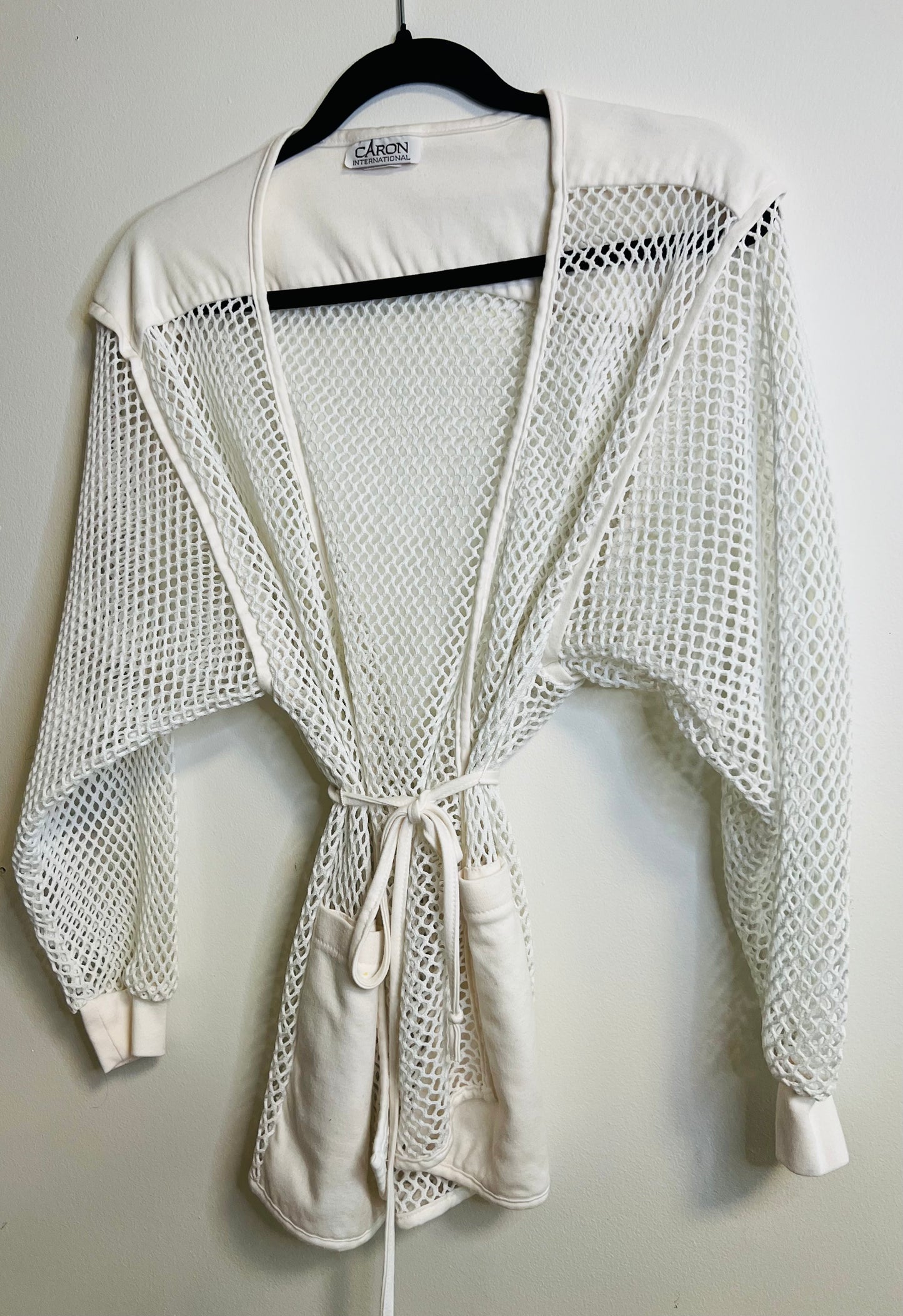 Bella Ramsey mesh cardigan/ wrap