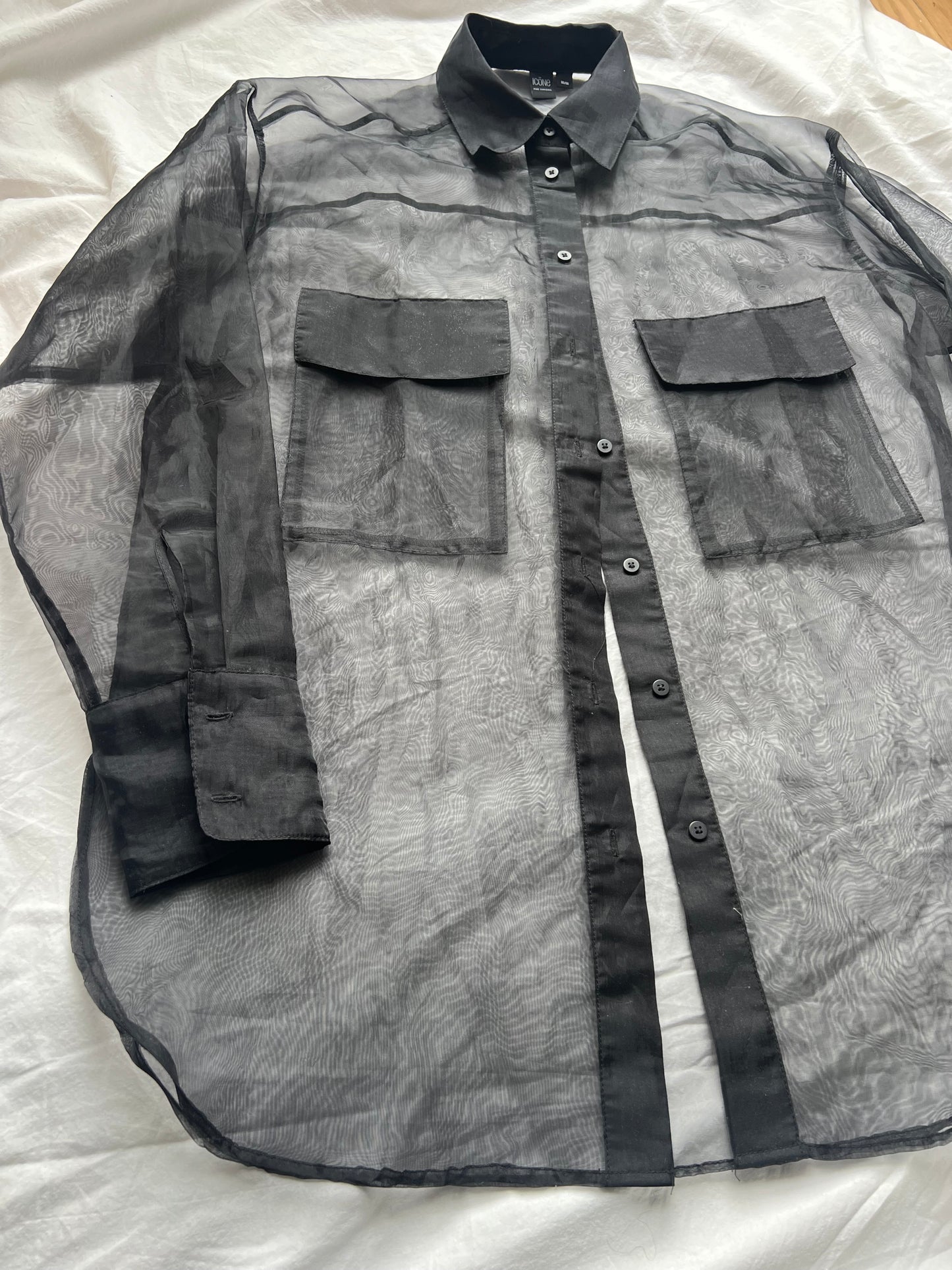 Sara Ramirez sheer button up